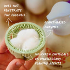 GoodEgg Enzyme Egg Wash Cleaning Solution, Foaming Spray Pump, Refillable