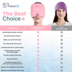 Buy now TheraICE Headache Relief Cap, Migraine Ice Pack Mask Products, Women Cooling Gel Hat, Face Cold Compress Head Wrap for Her Stress. Great Birthday Gift for Mom, Sister, Grandma, Girlfriend, & Teacher at indiglob india