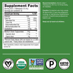 Nature's Way Organic MCT Oil, Brain and Body Fuel*, Keto & Paleo, 16 Fl Oz | Liquid Coconut MCT Oil with C8 Caprylic & C10 Capric Acids, 14 g Medium Chain Triglycerides per Serving, Non-GMO