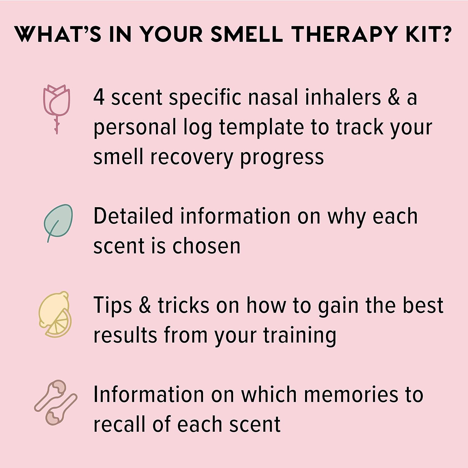 Buy now MOXÄ’ Smell Training Kit, Made in USA, 4 Essential Oils, Olfactory Regeneration, Helps Restore Sense of Smell, Natural Therapy for Smell Loss (Phase 1) at indiglob india