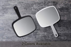 Buy now PROTECLE Hand Mirror, 10.3" L x 7.4" W Salon Barber Hairdressing Handheld Mirror with Handle, Square Black at indiglob india