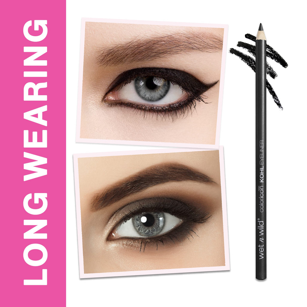 wet n wild Color Icon Kohl Eyeliner Pencil, Rich Hyper-Pigmented Color, Smooth Creamy Application, Long-Wearing Matte Finish Versatility, Cruelty-Free - Simma Brown Now! (Packaged)