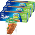 Buy now Ziploc XL Sandwich and Snack Bags with EasyGuide Texture, Plastic Storage Bags with Grip 'n Seal Technology, 90 Bags Total 90 Count at indiglob india