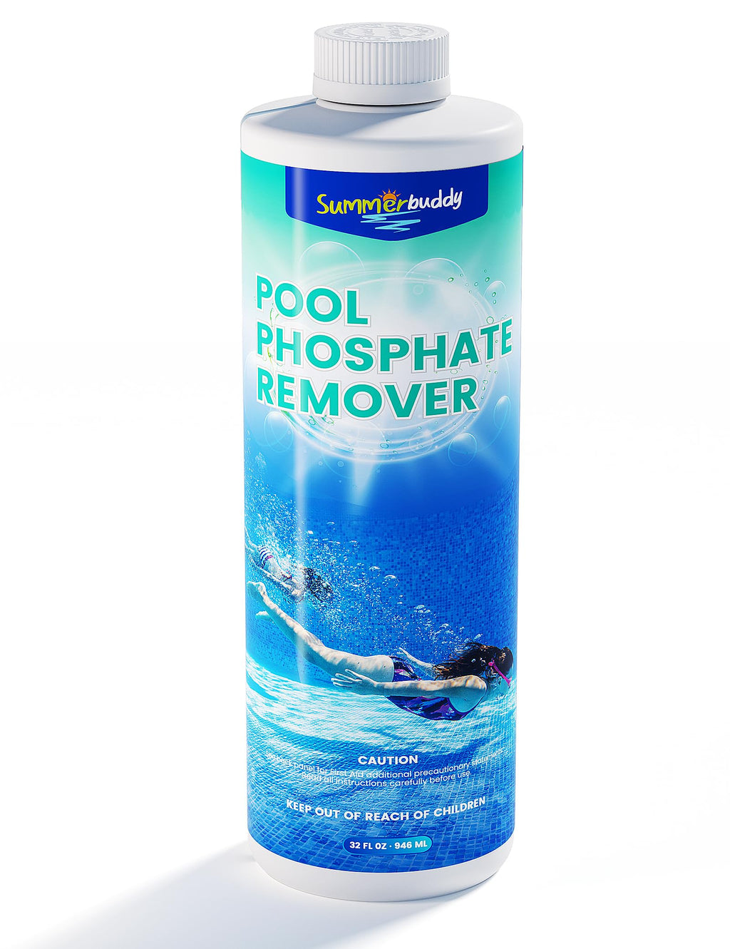 SUMMERBUDDY Pool Phosphate Remover, Fast-Acting Advanced Formula