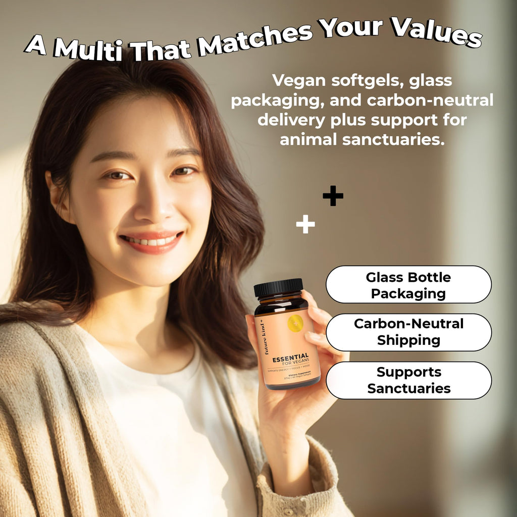 Future Kind 3-in-1 Daily Multivitamin for Women & Men, Vegan, 60ct