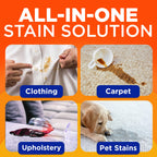 Buy now Tide Laundry Stain Remover Spray with Oxi, Stain Remover for Clothes, Carpet, Upholstery, Pet Bedding, & More, Stain Treater Spray for Tough Stains from Wine, Coffee, Grease, 21.5 Fl Oz (Pack of 2) at indiglob india