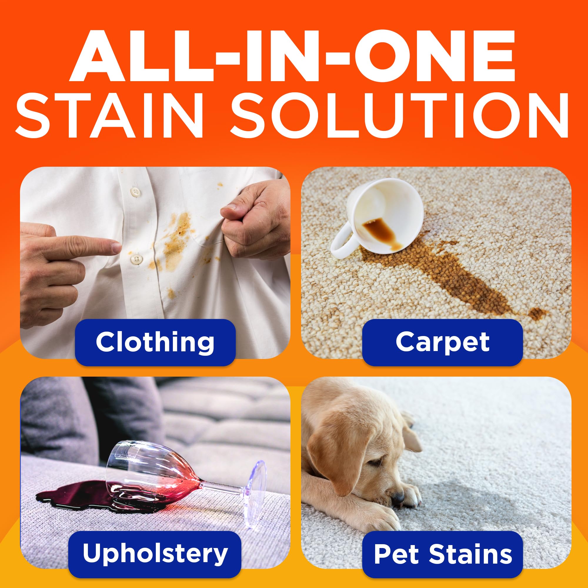 Buy now Tide Laundry Stain Remover Spray with Oxi, Stain Remover for Clothes, Carpet, Upholstery, Pet Bedding, & More, Stain Treater Spray for Tough Stains from Wine, Coffee, Grease, 21.5 Fl Oz (Pack of 2) at indiglob india
