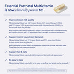 Ritual Women's Postnatal Multivitamin - 60 Capsules - 30 Servings | Key Essential Vitamins and Minerals - Support Mom and Baby Postpartum, Throughout Lactation* - Choline, DHA - Vegan - Citrus