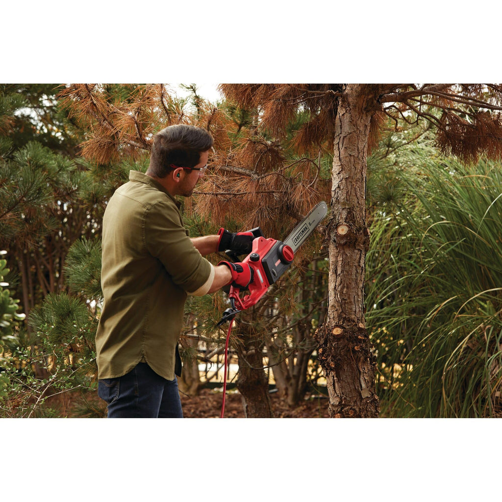 CRAFTSMAN Electric Chainsaw, 16 Inch, 12 Amp Corded Chain Saw Electric, Ergonomic, Powerful Motor (CMECS600)
