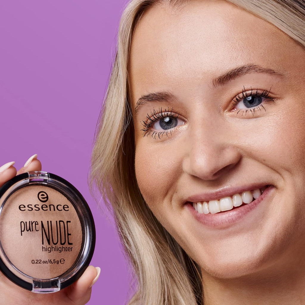 Buy now essence | Pure NUDE Highlighter, 10 Be My Highlight | Natural and Subtle Glow | Vegan & Cruelty Free | - Beige at indiglob india