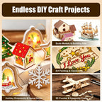 5Pack Balsa Wood Sheets Basswood Craft Plywood 12"x12"x1/16