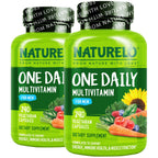 NATURELO Multivitamin for Men - One Daily, 60 Vegetarian Capsules | Vitamins, minerals & organic whole foods, non-GMO