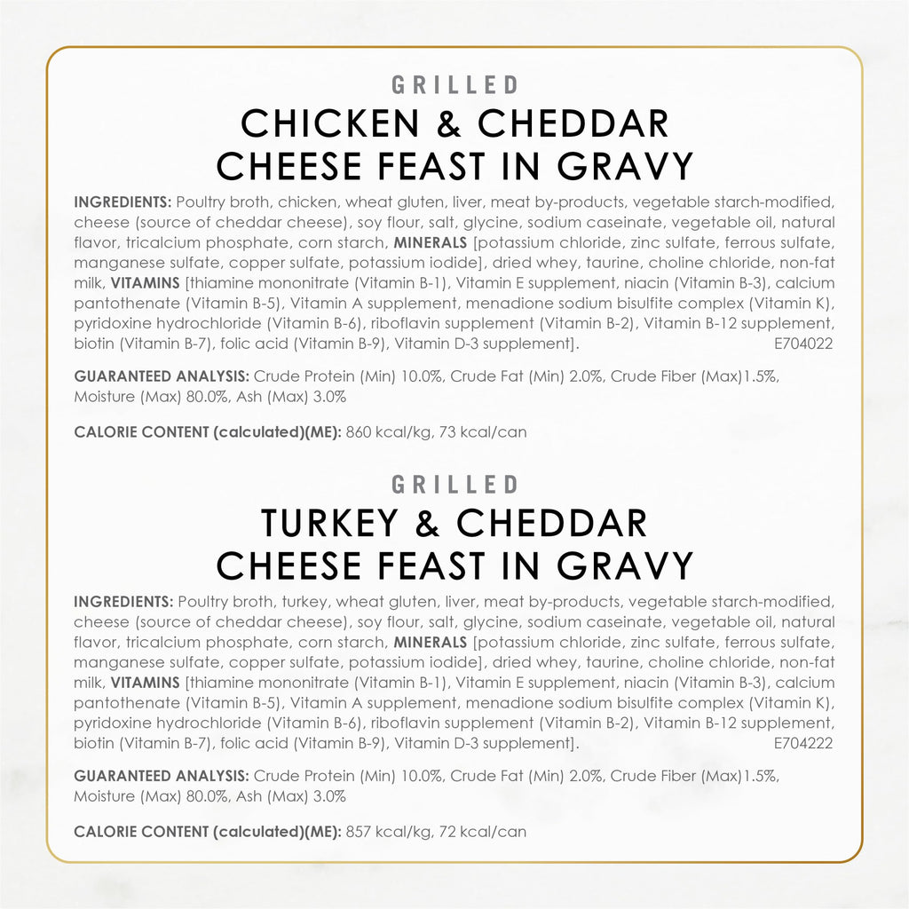 Purina Fancy Feast Delights with Cheddar Wet Cat Food, 3 oz cans, 24-Pack