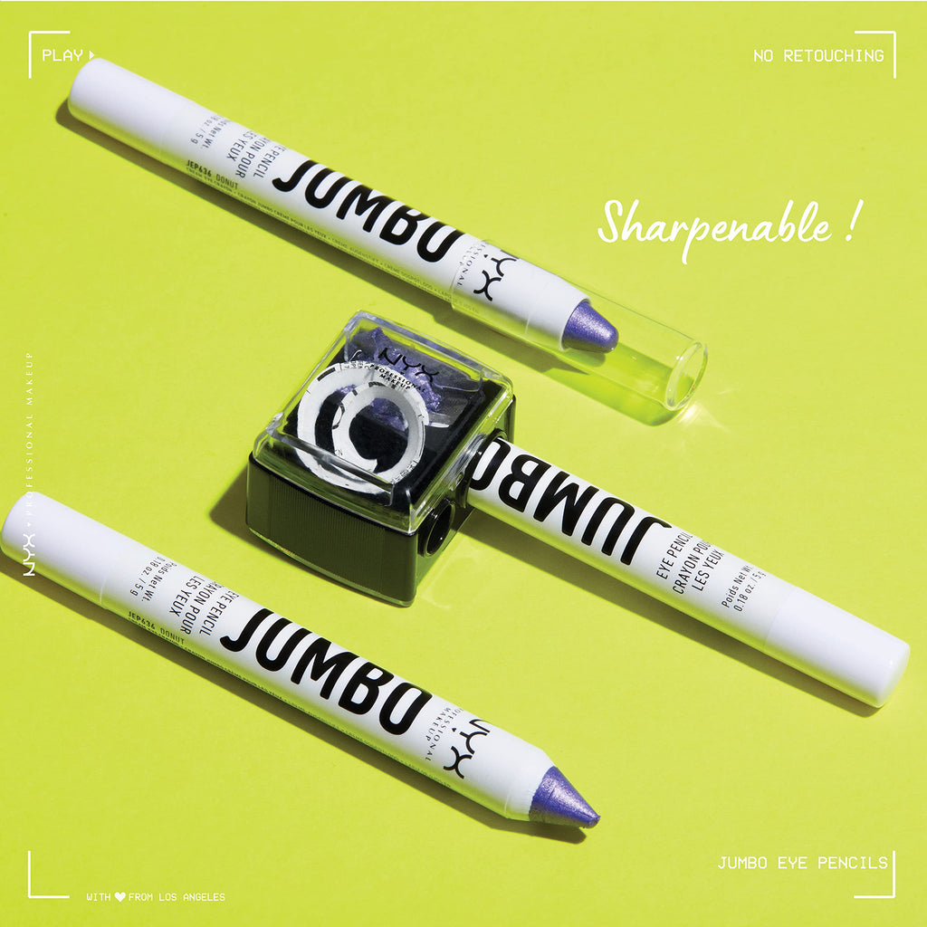 Buy now NYX PROFESSIONAL MAKEUP Jumbo Eye Pencil, Blendable Eyeshadow Stick & Eyeliner Pencil - Cottage Cheese (Silver) at indiglob india