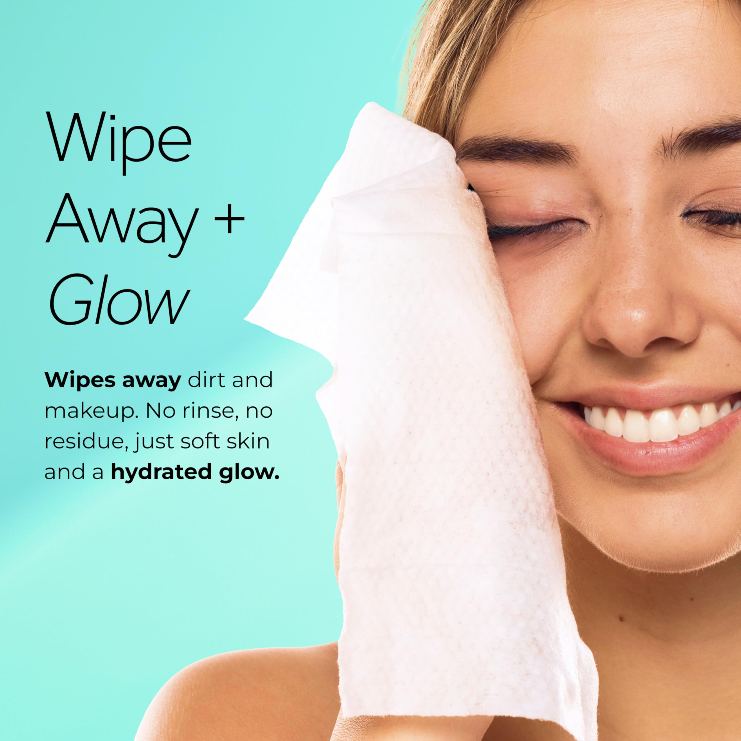 POND’S Micellar Makeup Remover Wipes, Removes Waterproof Mascara, with Aloe Vera & Vitamin B3, Alcohol-Free Facial Cleansing Wipes for Dry Skin, 25 Count