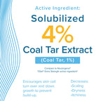 True+Real Therapeutic T+plus Tar Gel Dandruff Shampoo Coal Tar 1.0% Maximum Strength, 6 Ounce
