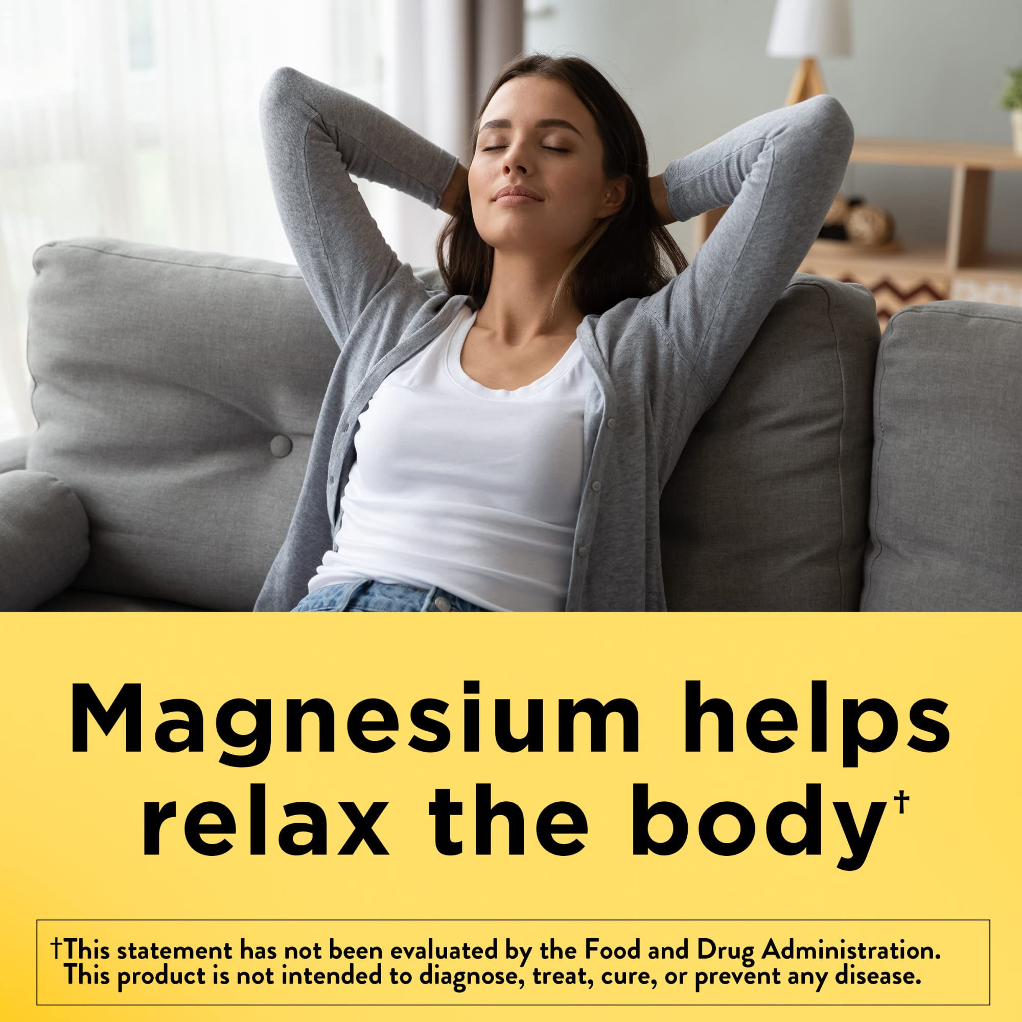 Nature Made Magnesium Oxide 250 mg, 100 Tablets | Magnesium Supplements for Men and Women, Support for Muscle, Heart, Bone and Nerve Health, 100 Day Supply
