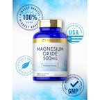 Carlyle Magnesium Oxide 500mg | 120 Capsules | Premium Quality
