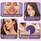 Buy now Dermaflage Scar Filler Kit - Medium - Deep Scar Cover and Waterproof Concealer for Acne Scars Wrinkles, and Ice Pick Scars Makeup, 1 mo supply at indiglob india