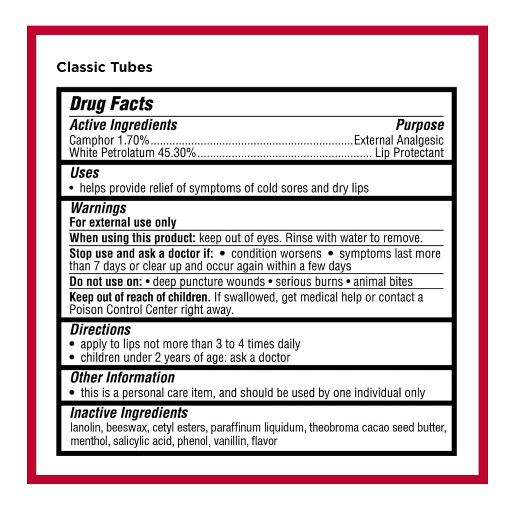 Carmex Classic Medicated Lip Balm Pack, Lip Moisturizer for Chapped Lips, 9-Count Variety Pack Bag (2 Tubes, 7 Sticks)