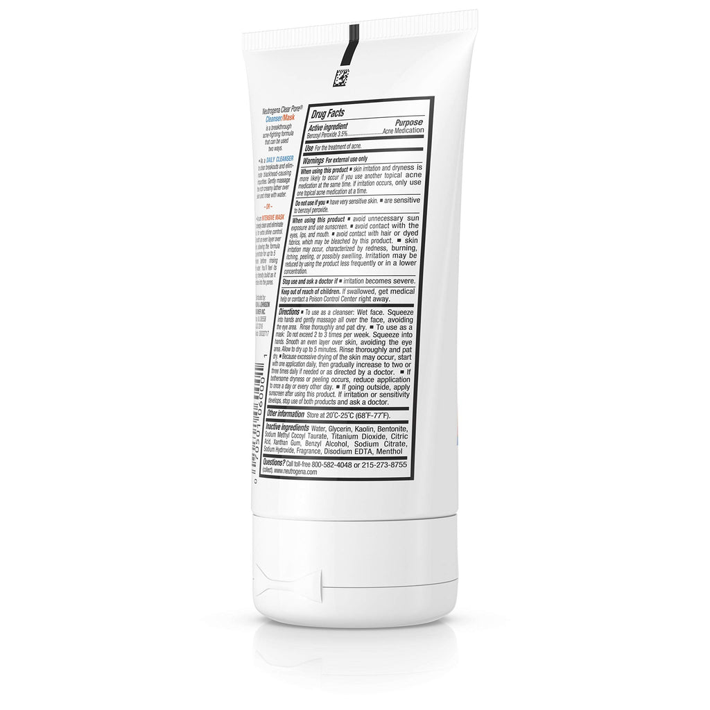 Buy now Neutrogena Neutrogena Clear Pore Cleanser Mask, 4.2 oz at indiglob india