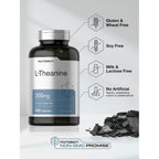 Horbäach L Theanine | 200mg | 400 Capsules | Value Size
