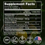 JOYLI Nutrition 2 Pack CoQ10 500mg - High Absorption Coenzyme Q10 Supplement - Co Q 10 for Energy & Vitality - Alternative to CoQ10 400mg & 300mg - 240 Softgels