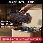 Catchmaster Catch & Toss No Touch Mouse & Insect Glue Traps Indoor, 2 Pack