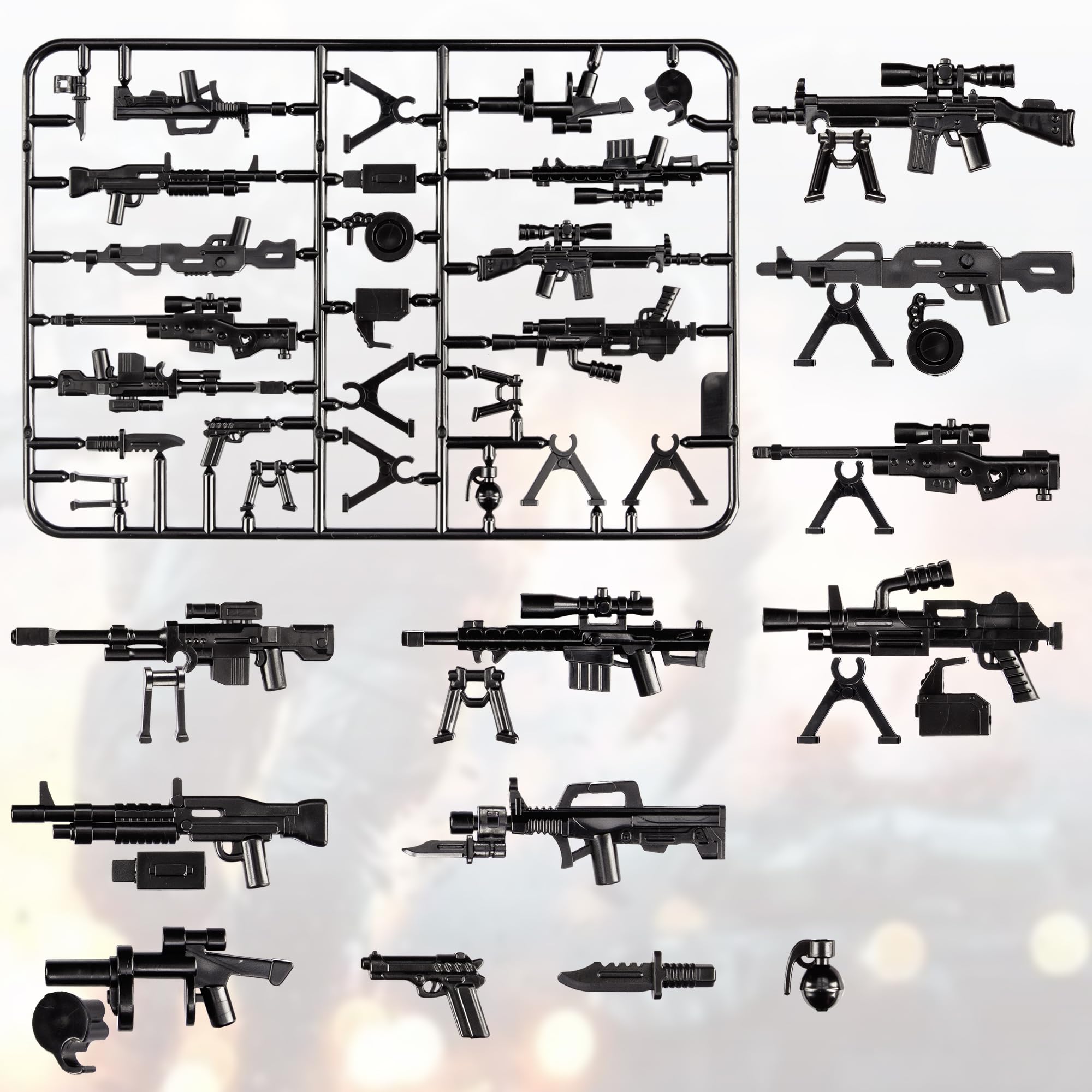 Buy now 83 Pcs Toy Soldiers Figures US Army Battle Toy Set - Weapons Pack Military Weapon Battle Building Blocks Compatible with Major Brand, 3 Years Old and up at indiglob india