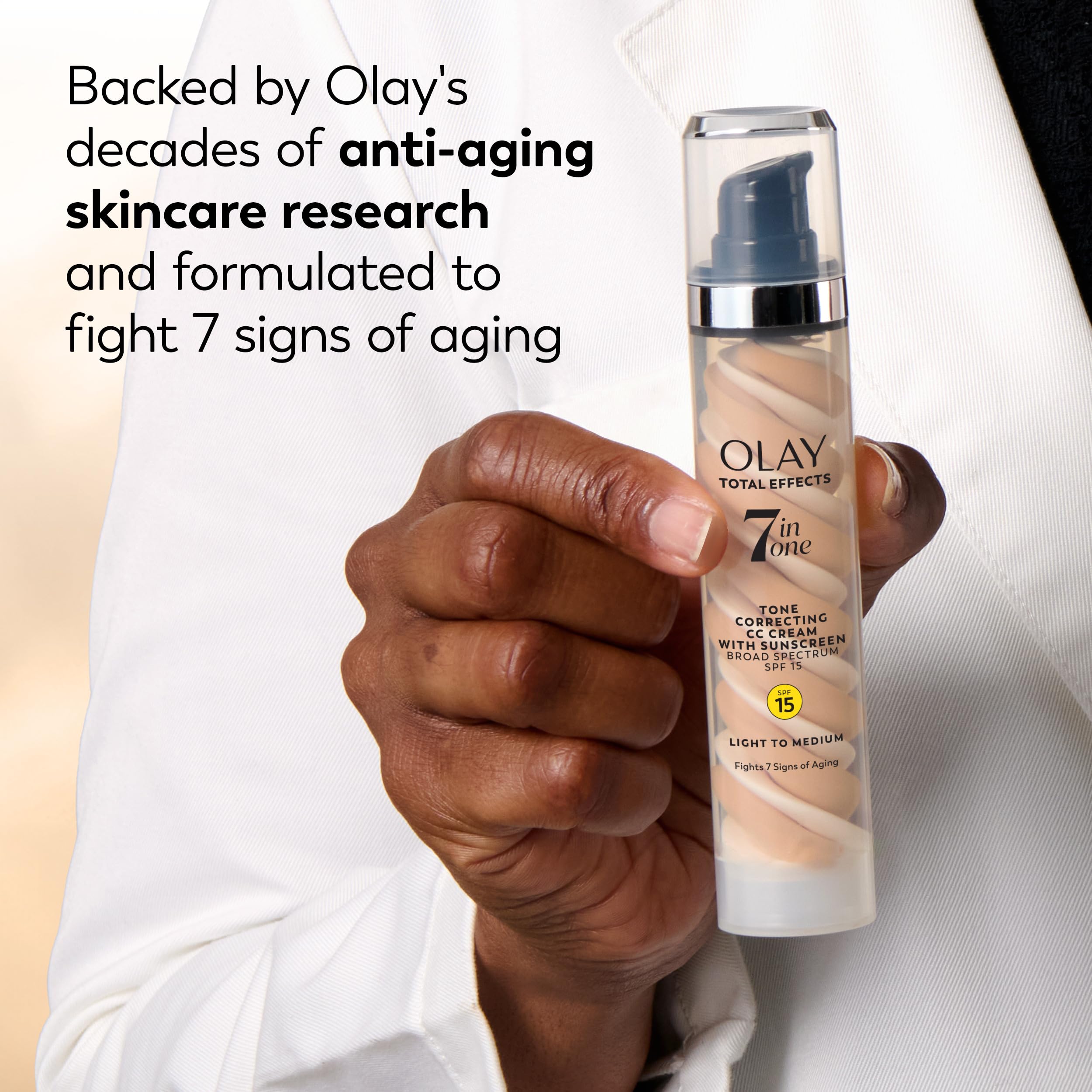 Buy now Olay Total Effects Tone Correcting Face Moisturizer with Sunscreen SPF 15, Light to Medium 1.7 Ounces at indiglob india