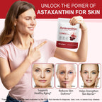 Premium Astaxanthin 12mg,120 Softgels | Natural Antioxidant Supplement for Eye, Joint, Skin Health,Microalgae Source | 4 Month Supply | Supports Internal Circulation & Natural Tanning,Non-GMO