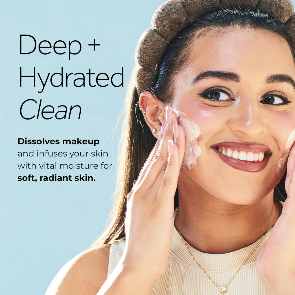 POND’S Cold Cream Cleanser, Fragrance-Free – Moisturizing Makeup Remover & Deep Cleansing Face Cream – Facial Cleanser for Soft, Radiant Skin – Dermatologist Tested, Non-Comedogenic, 6.1 oz