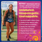 NEVISS 52-in-1 Methylated Multivitamin for Women Gummies with Iron, Omega-3, B6 B9 B12 for Day | Magnesium Glycinate, Calcium, Collagen for Night Renewal/Sleep, Womens 18 30 40 50 60 70+ AM PM Daily