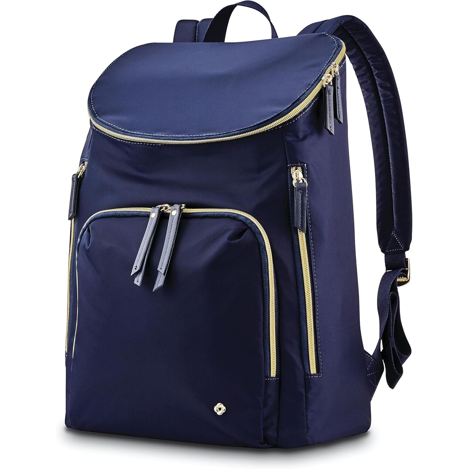 Buy now Samsonite Women's Mobile Solution Convertible Slim Brief Deluxe Backpack Navy Blue at indiglob india