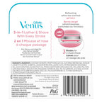 Gillette Venus ComfortGlide White Tea Women's Razor Refills, 4 Refill Cartridges, Fits Venus Reusable Razor Handles, 3-Bladed with Built-in Shave Gel Bars