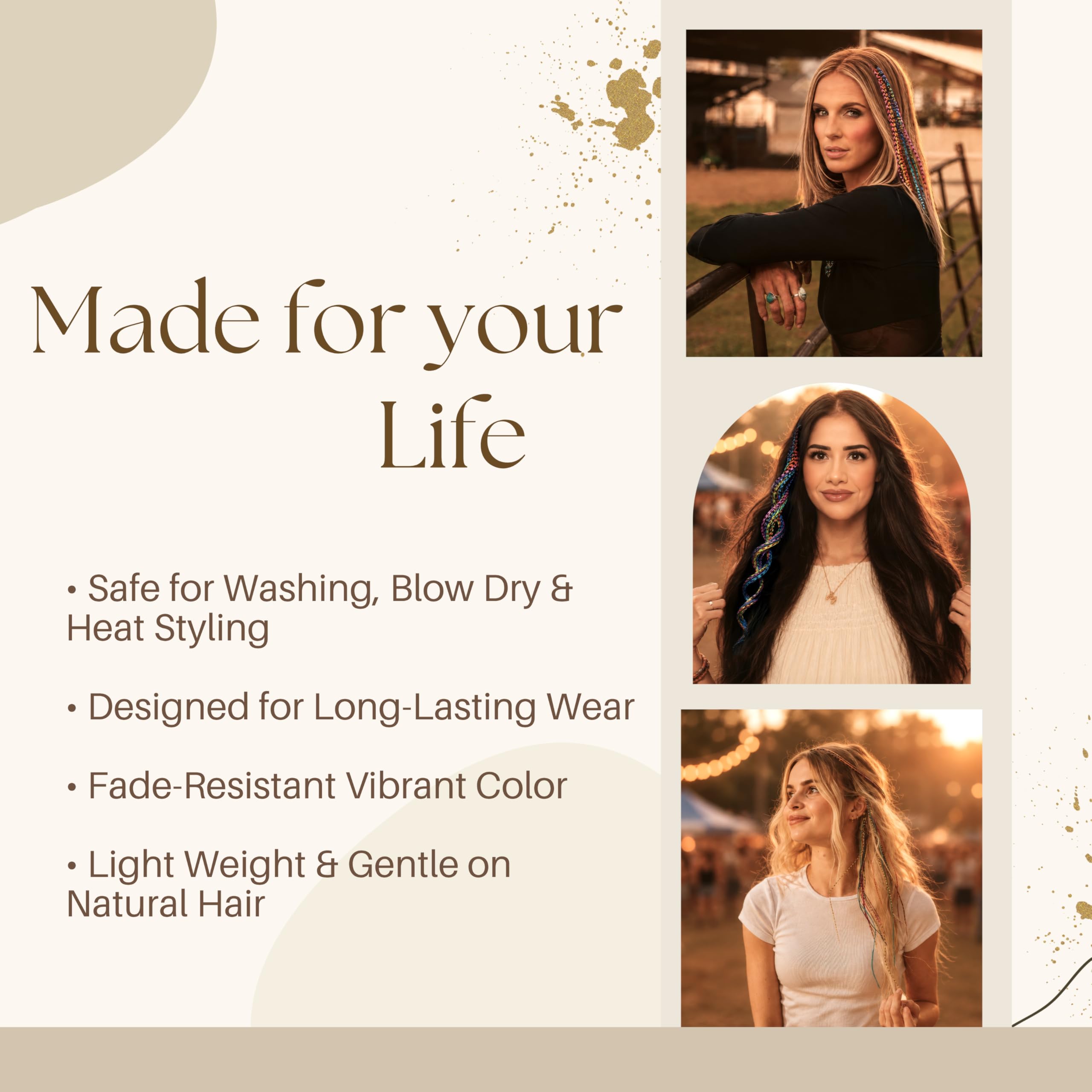 21 vibrant natural color hair extensions, safe for styling, light weight, and designed for long-lasting wear. Verified by CuratCart.
