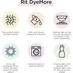 Buy now Rit DyeMore Liquid Dye, Graphite, 7-Ounce at indiglob india