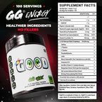 Gamer Supps GG Energy - Good by SMii7Y (100 Servings) - Keto Friendly Gaming Energy and Nootropic Blend, Sugar Free + Caffeine + Vitamins + Immune Support, Powder Drink