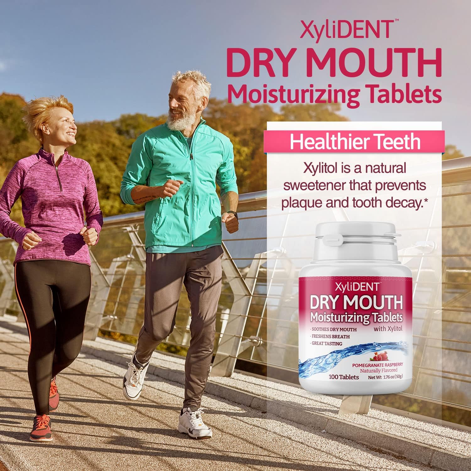 Buy now Nature's Stance XyliDENT Xylitol Tablets for Dry Mouth Relief - Stimulates Saliva, Freshens Breath, Reduces Acid Production, Fast Acting Extended Relief, 100 Count at indiglob india