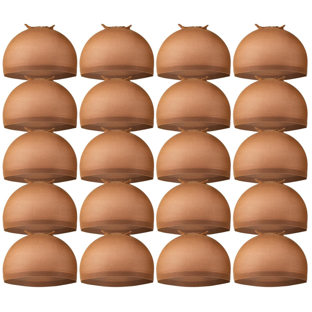 Teenitor 20Pcs Wig Cap,Black Wig Cap for Women Stocking Caps for Men | Breathable Nylon Wig Caps, High Stretchy for Most Head Sizes. Ideal for Wig Application, Cosplay, Daily Wear Dance