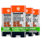 Right Guard Xtreme Defense Antiperspirant Deodorant Gel, Arctic Refresh Scent - 5-in-1 Deodorant Men Can Trust, 72-Hour Odor Control Invisible Gel for Men, 4 oz (4 Pack)