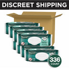 Depend XL Disposable Washcloths for Adults, 8 Packs, 42 Wipes per Pack