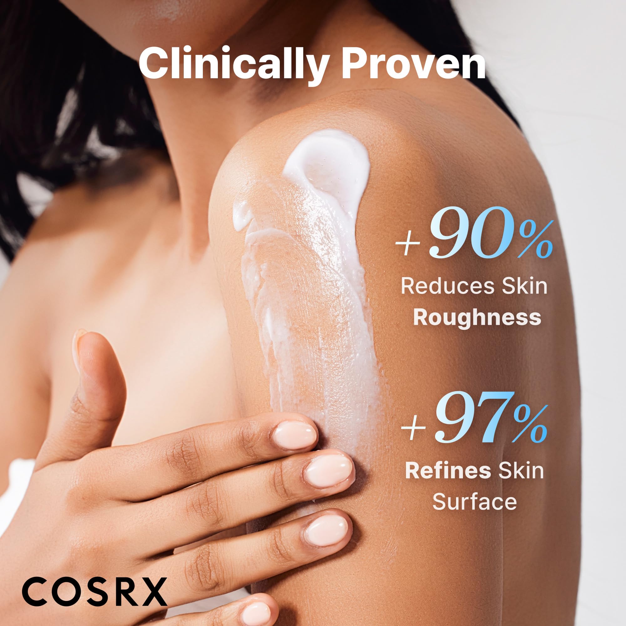 COSRX 100-Hour Hydration Ceramide Body Cream, Non-Greasy, 15.2 fl oz | Body Lotion for Dry to Extremely Dry Skin, Hyaluronic Acid, Skin Barrier Care, Unscented, Fast-Absorbing, Korean Skin Care
