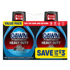 Dawn Heavy Duty Dish Spray Fresh Clean Scent, All-Purpose Cleaner and Degreaser, 21.5 oz. Refill Bottle 2-Pack