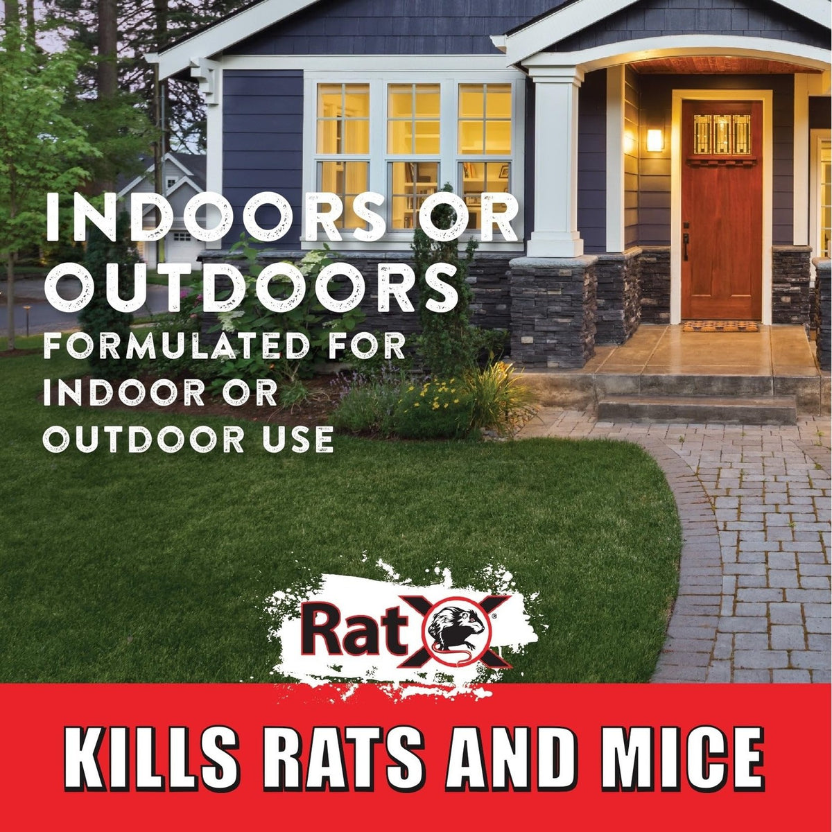 RatX Rodent Control Bait Pellets for Rats & Mice – Poison Free, Pet Safe Indoor & Outdoor Use Pellets 18 oz. Bag