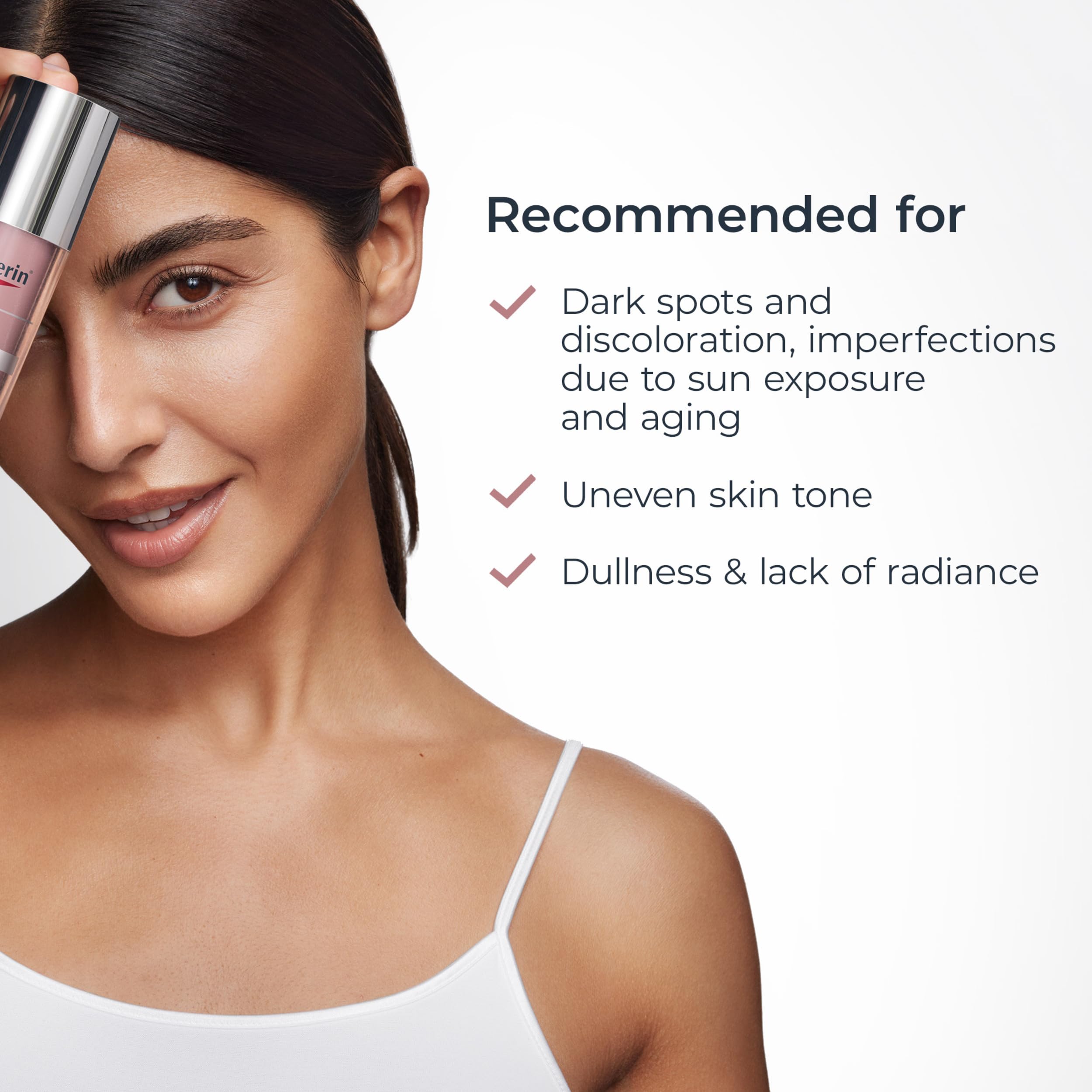 Eucerin Radiant Tone Dual Serum Dark Spot Corrector, Dark Spot Serum with Thiamidol and Hyaluronic Acid, 1 Fl Oz Bottle