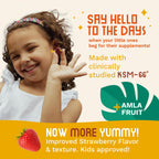 TRIBE ORGANICS Ashwagandha KSM 66 Gummies for Kids & Teens, 300mg, 60ct
