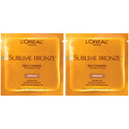 L'Oreal Paris Sublime Bronze Self Tanning Towelettes, Streak-Free, Natural Looking Tan, 6 ct