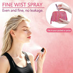 opasyo Refillable Perfume Atomizer, Leak-Proof, 5ml 4 Pack | Portable travel perfume spray bottle. Includes Gold/Pink/Blue/Black. Perfect essentials for traveling and outgoing.