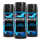 AXE Fine Fragrance Collection Body Spray Blue Lavender 3 Count 2.9 oz